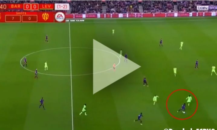 NIESAMOWITY drybling Dembele z Levante... WOW! [VIDEO]